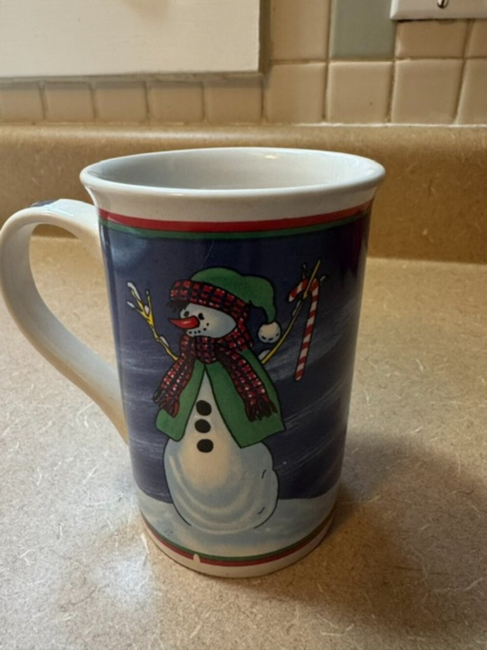 Royal Norfolk snowman mug